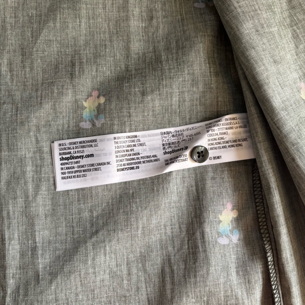 Disney Pride Collection, short sleeve, button up shirt, new with tag, Size XL - Picture 8 of 11